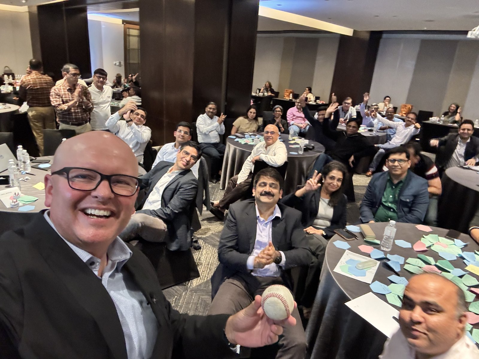 A leadership cohort at an Open Sky convening.