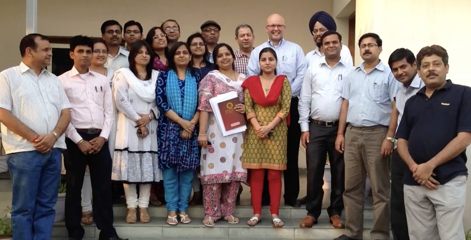Leadership cohort in India.